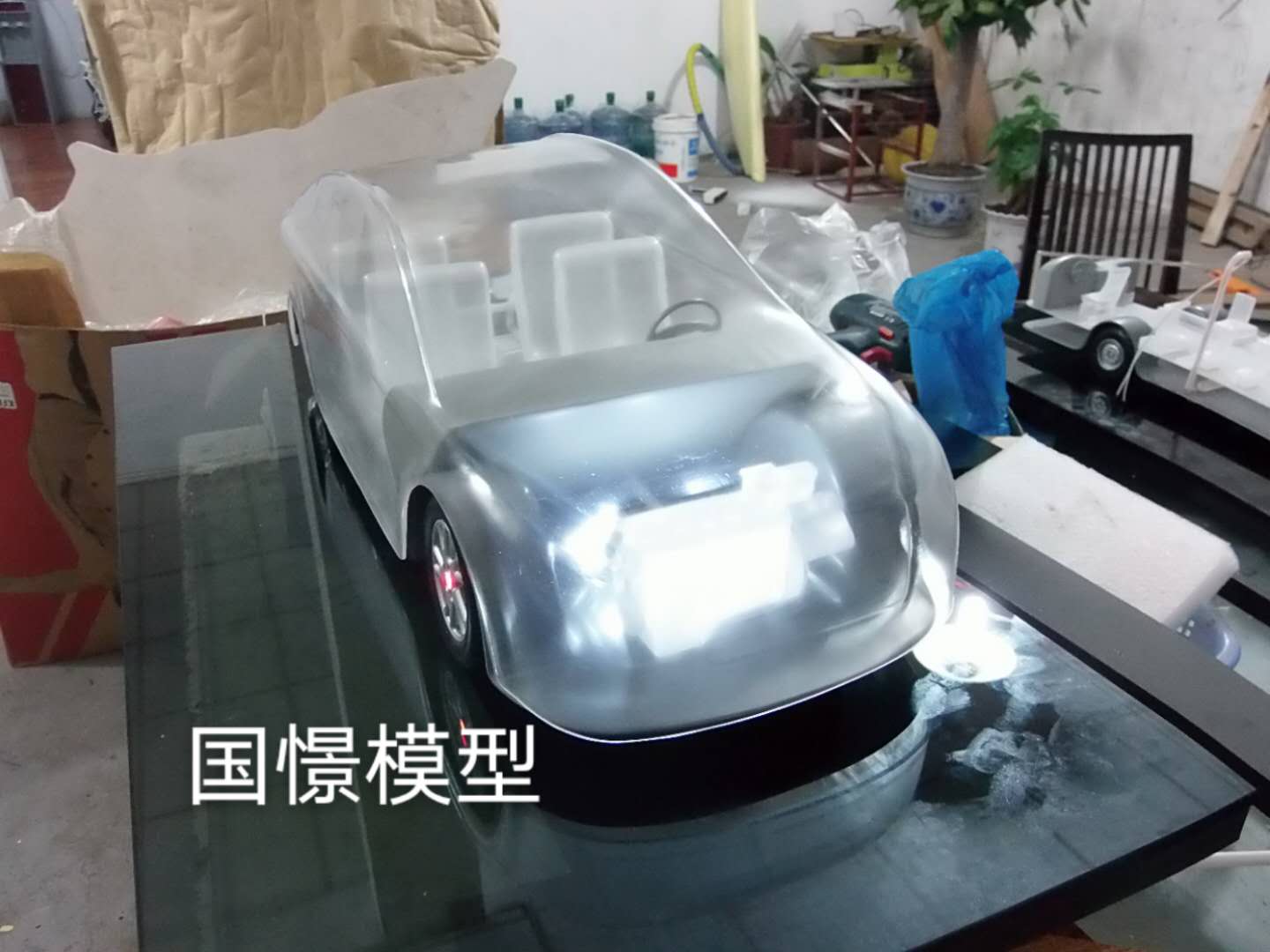 伊犁透明车模型